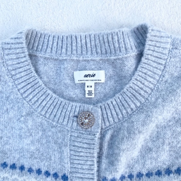 AERIE Always and Forever Real cardigan/Sweater Womens Sz M - Picture 7 of 12